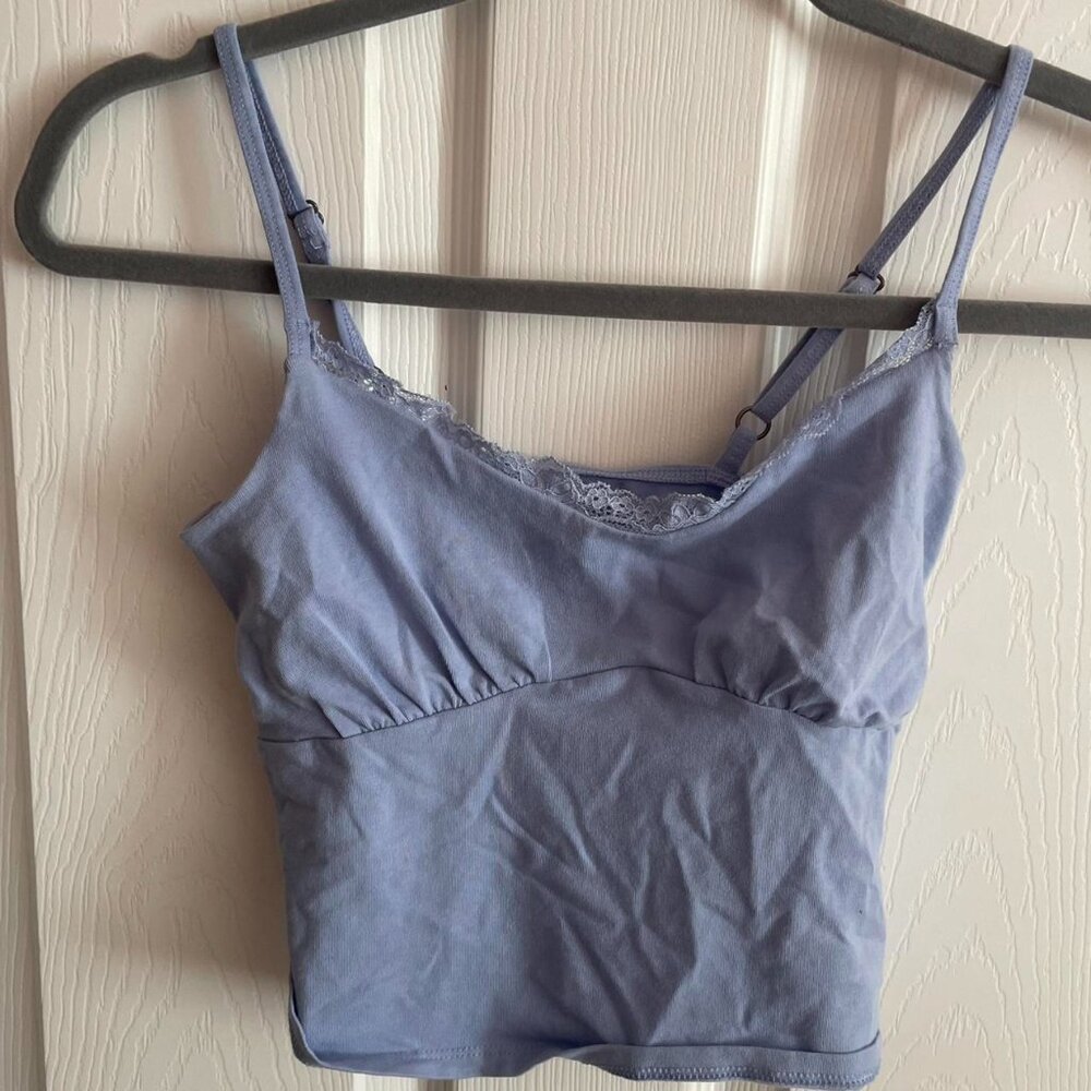 Hollister Co. Women's Blue and Purple Vest
